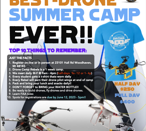 Drone Camp Rebels Summer of Drones 2023